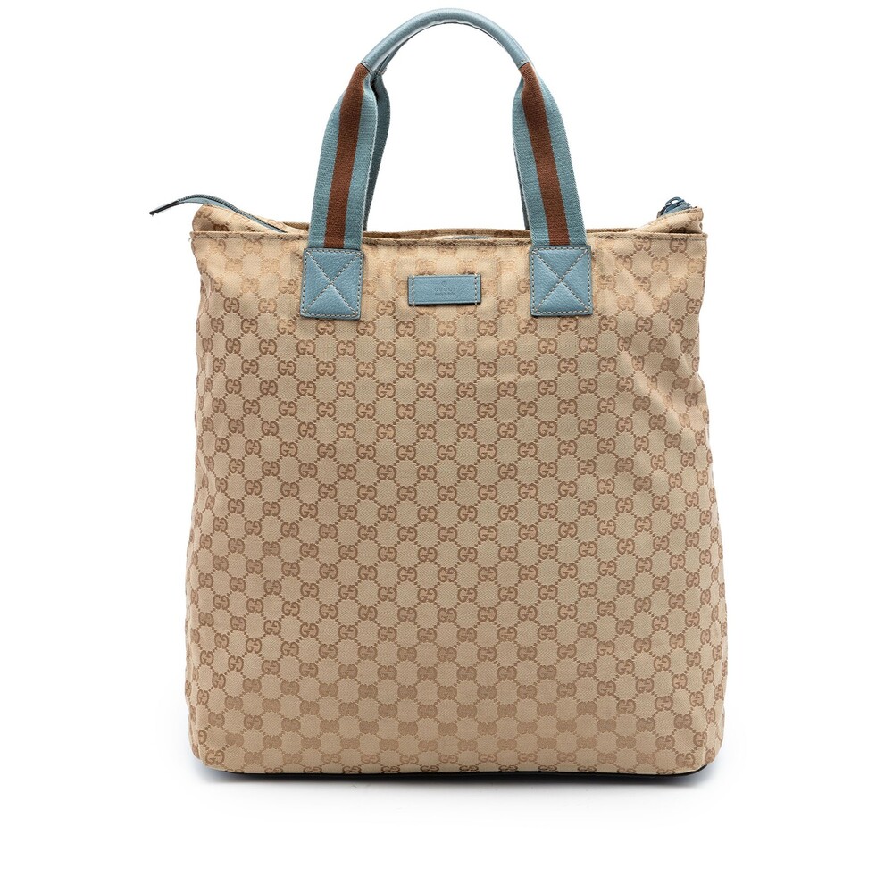 Gucci Gg Canvas Web Vertical Tote Pre- #317645G50B